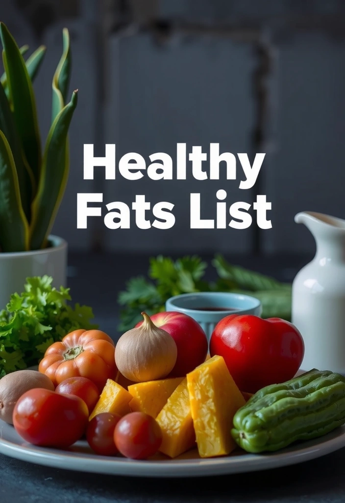 Healthy Fats List